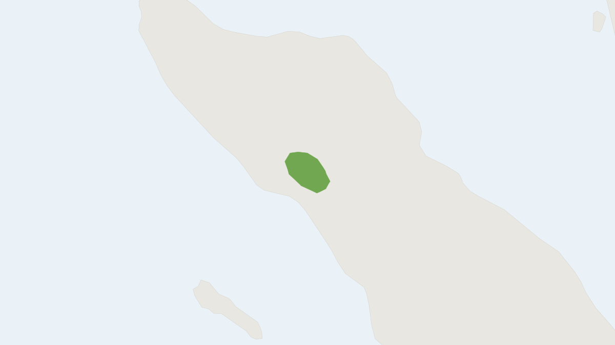 Range map of the Aceh Rat (Rattus blangorum)