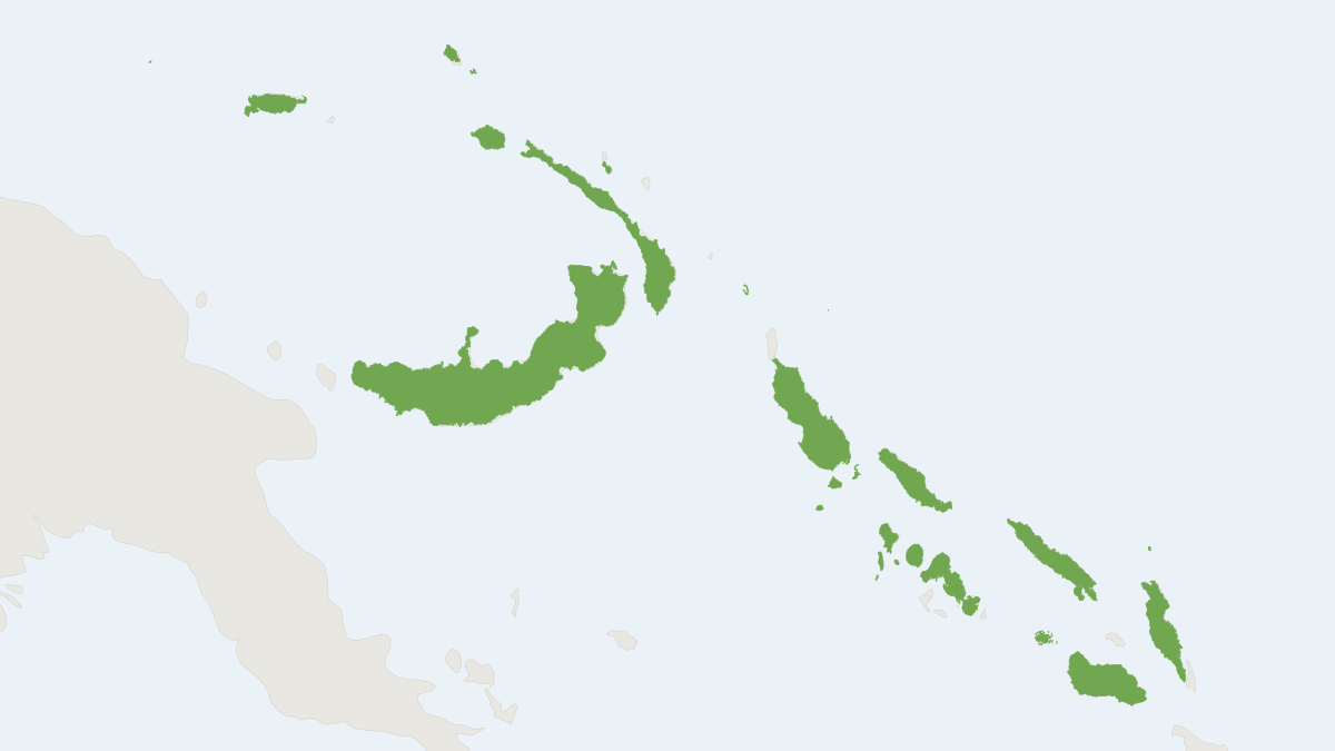 Range map of the Admiralty Flying Fox (Pteropus admiralitatum)