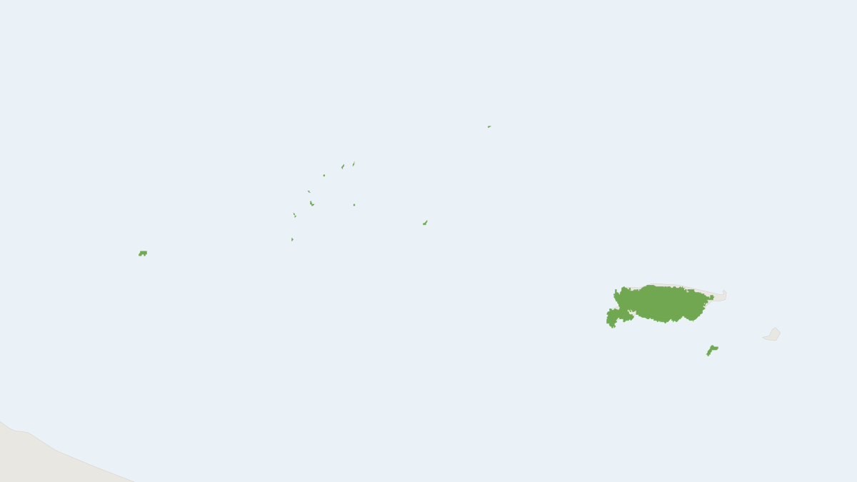 Range map of the Admiralty Spotted Cuscus (Spilocuscus kraemeri)