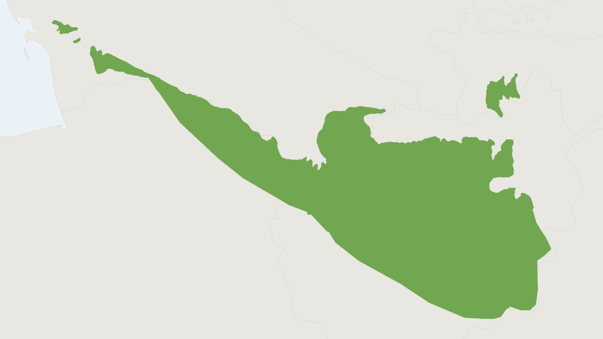 Range map of the Afghan Vole (Microtus afghanus) covering Afghanistan, Pakistan and Tajikistan