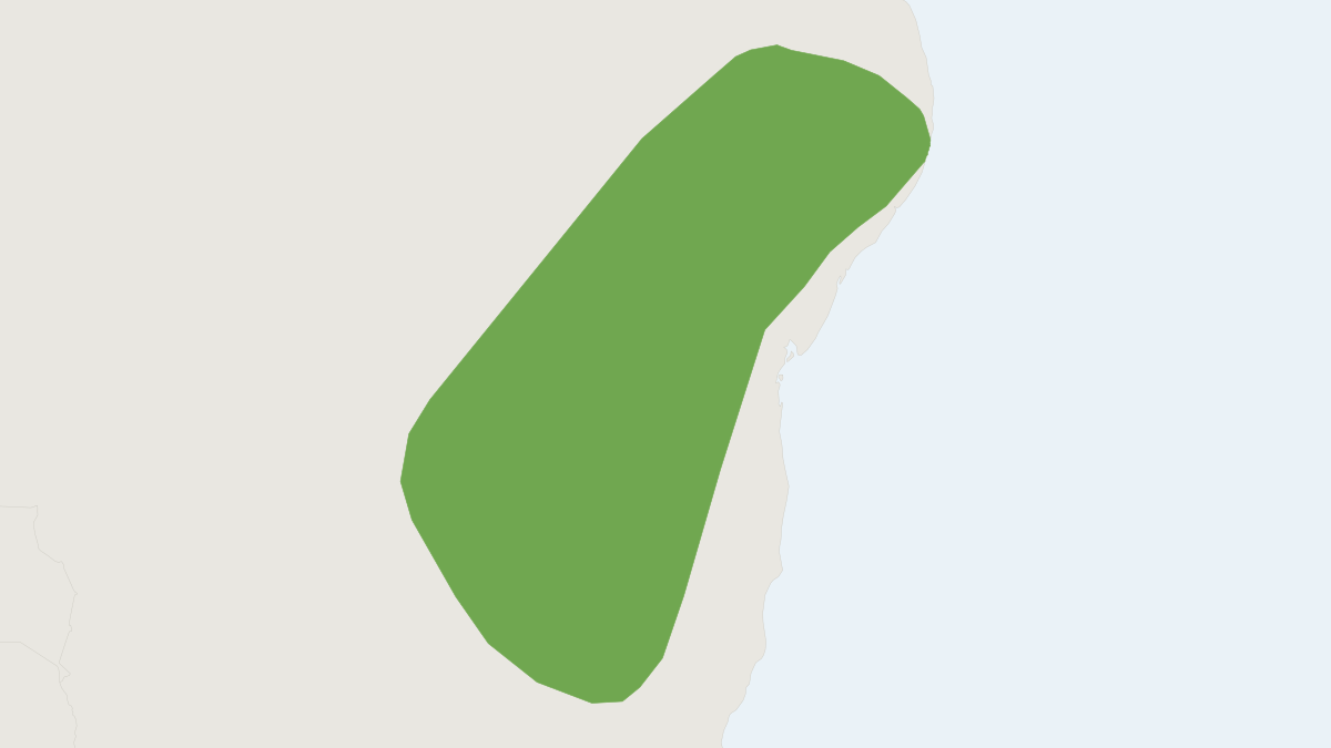 Range map of the Agricola's Gracile Opossum (Cryptonanus agricolai)
