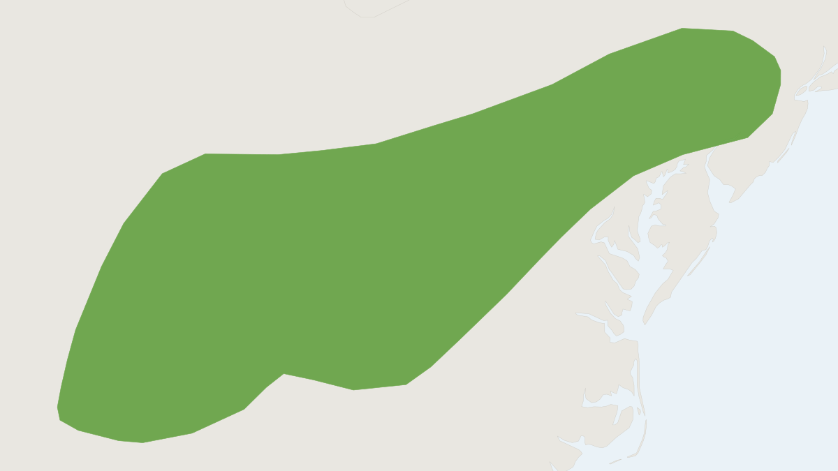 Range map of the Allegheny Woodrat (Neotoma magister)