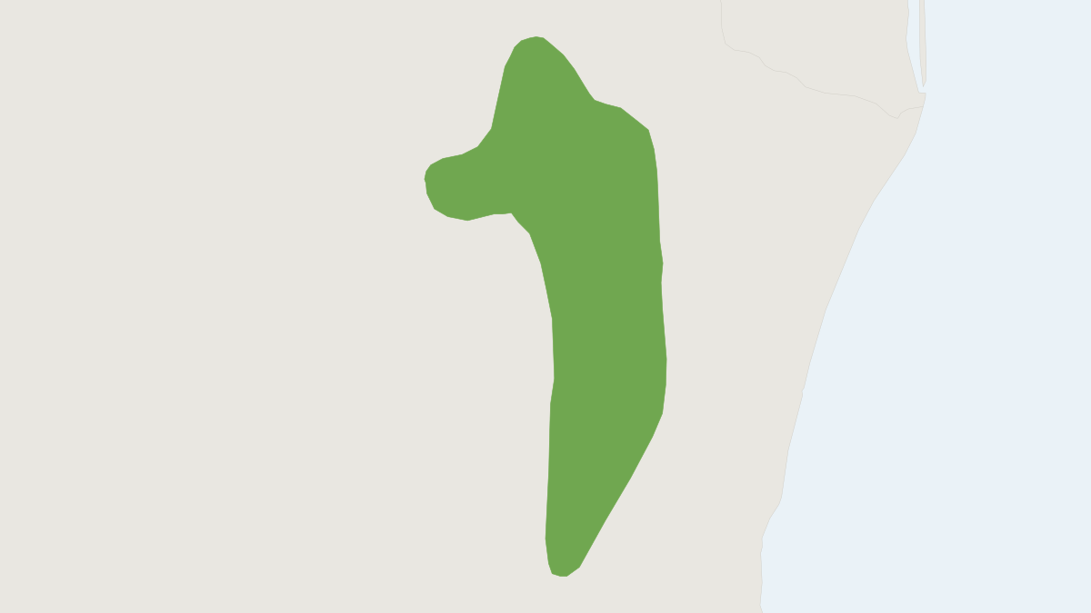 Range map of the Allen's Squirrel (Sciurus alleni)