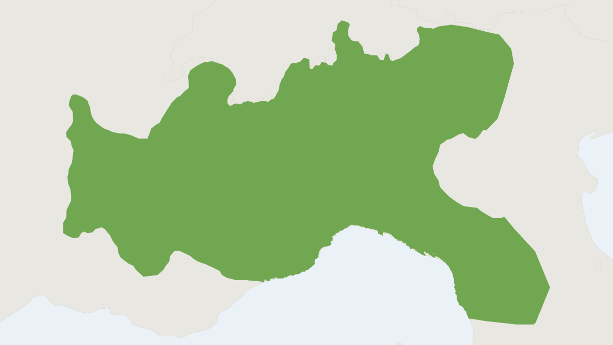 Range map of the Alpine Pine Vole (Microtus multiplex)