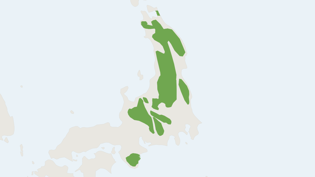 Range map of the Anderson’s Red-backed Vole (Craseomys andersoni)