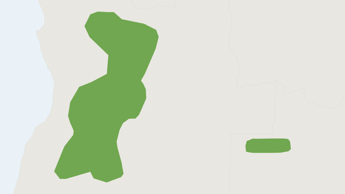 Range map of the Angolan African Dormouse (Graphiurus angolensis)