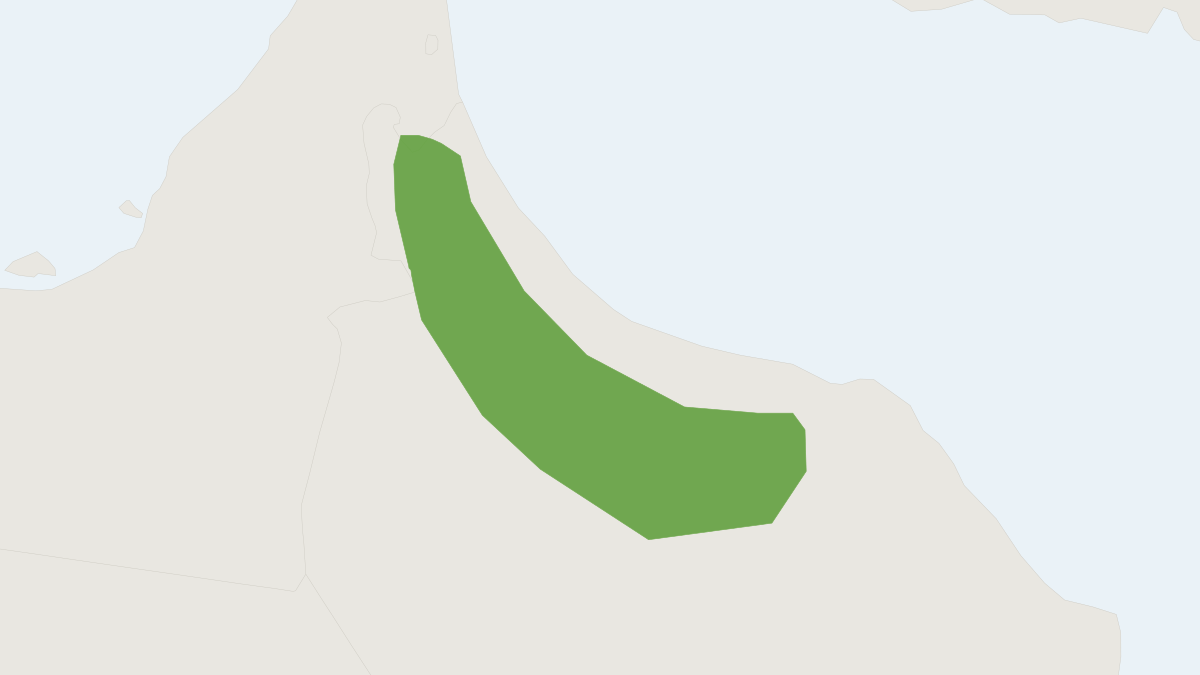 Range map of the Arabian Pipistrelle (Hypsugo arabicus)
