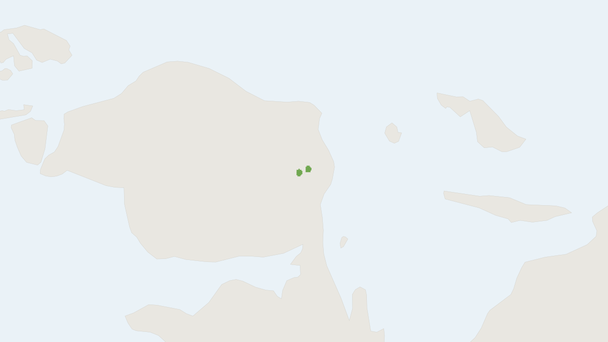Range map of the Arfak Pygmy Bandicoot (Microperoryctes aplini)