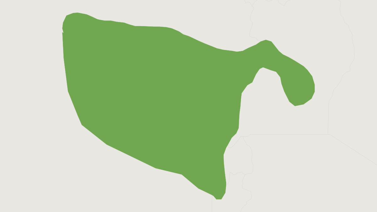 Range map of the Armored Shrew (Scutisorex somereni)