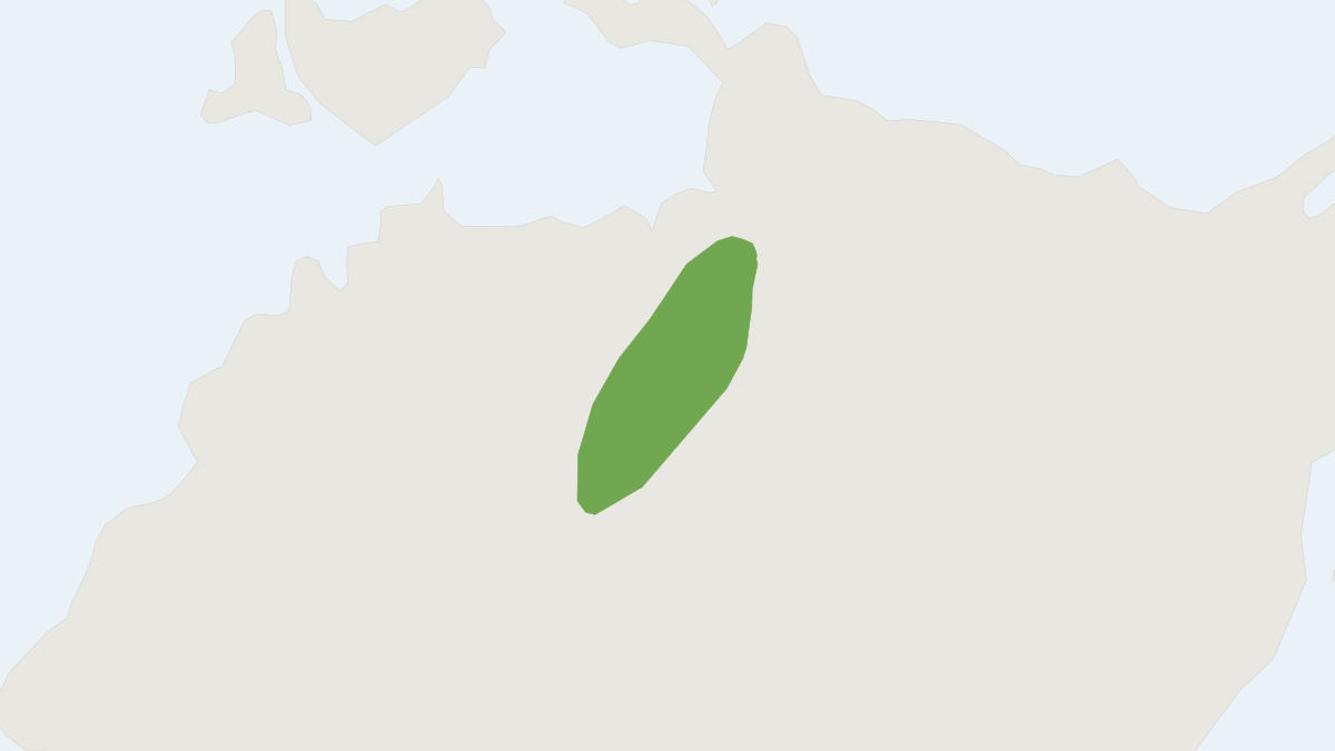 Range map of the Arnhem Leaf-nosed Bat (Hipposideros inornatus)