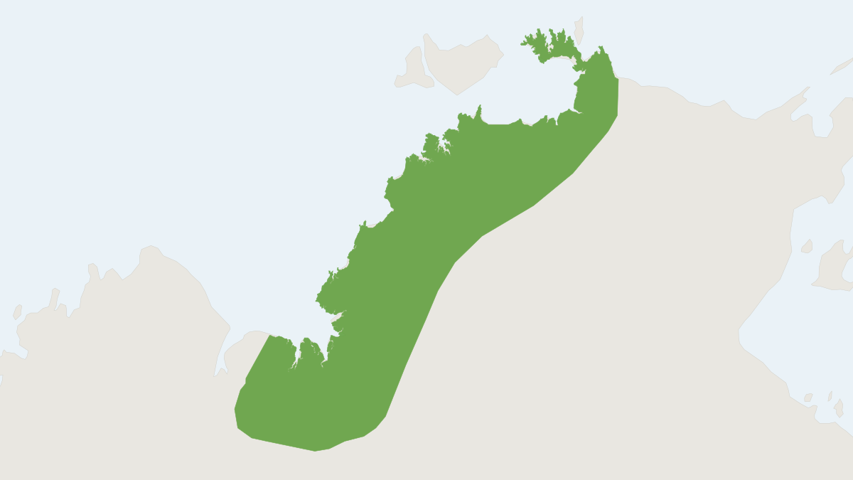 Range map of the Arnhem Sheath-tailed Bat (Taphozous kapalgensis)
