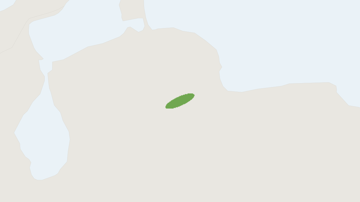 Range map of the Aroa Small-eared Shrew (Cryptotis aroensis)