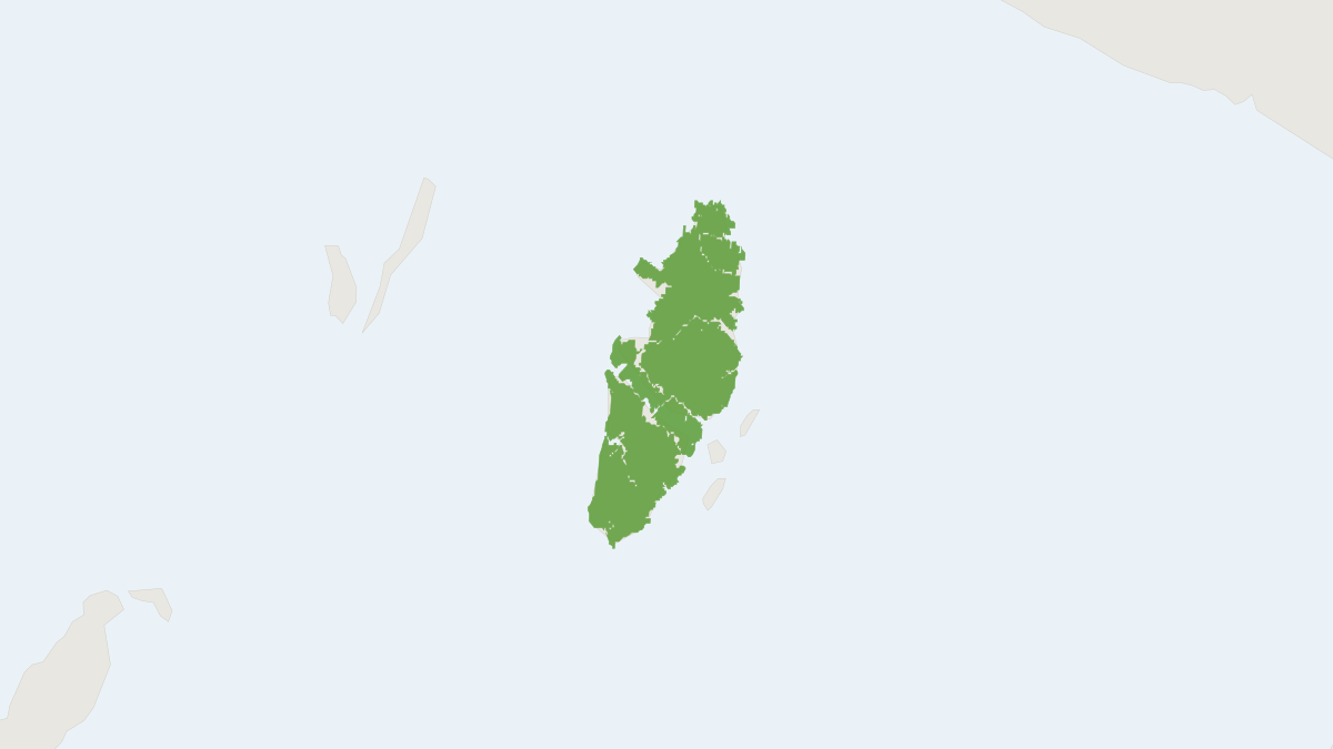 Range map of the Aru Flying Fox (Pteropus aruensis)