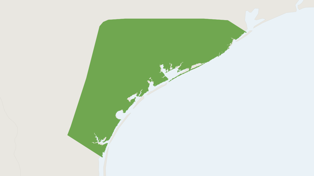 Range map of the Attwater's Pocket Gopher (Geomys attwateri)