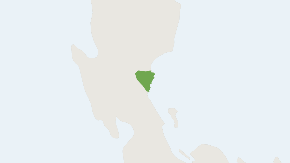 Range map of the Aurora Forest Mouse (Apomys aurorae)