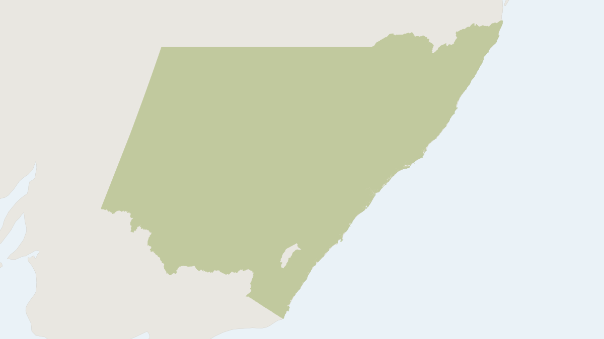 Range map of the Australian Myotis (Myotis australis)