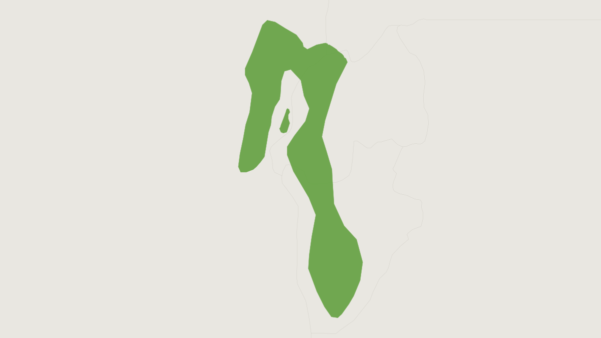 Range map of the Babault's Mouse Shrew (Myosorex babaulti)