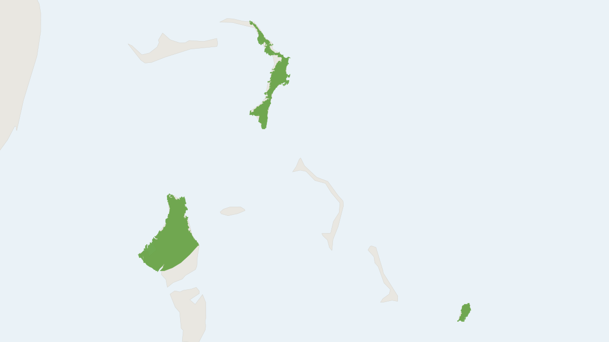 Range map of the Bahamian Lesser Funnel-eared Bat (Chilonatalus tumidifrons)