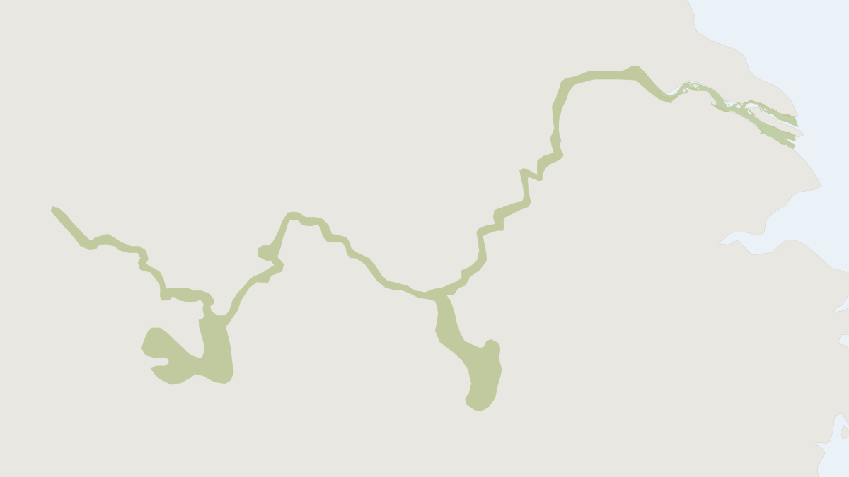Range map of the Baiji (Lipotes vexillifer)