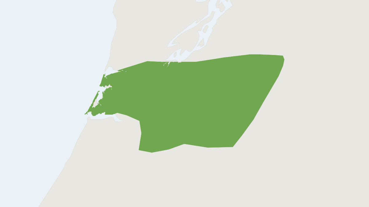 Range map of the Baird's Shrew (Sorex bairdi)
