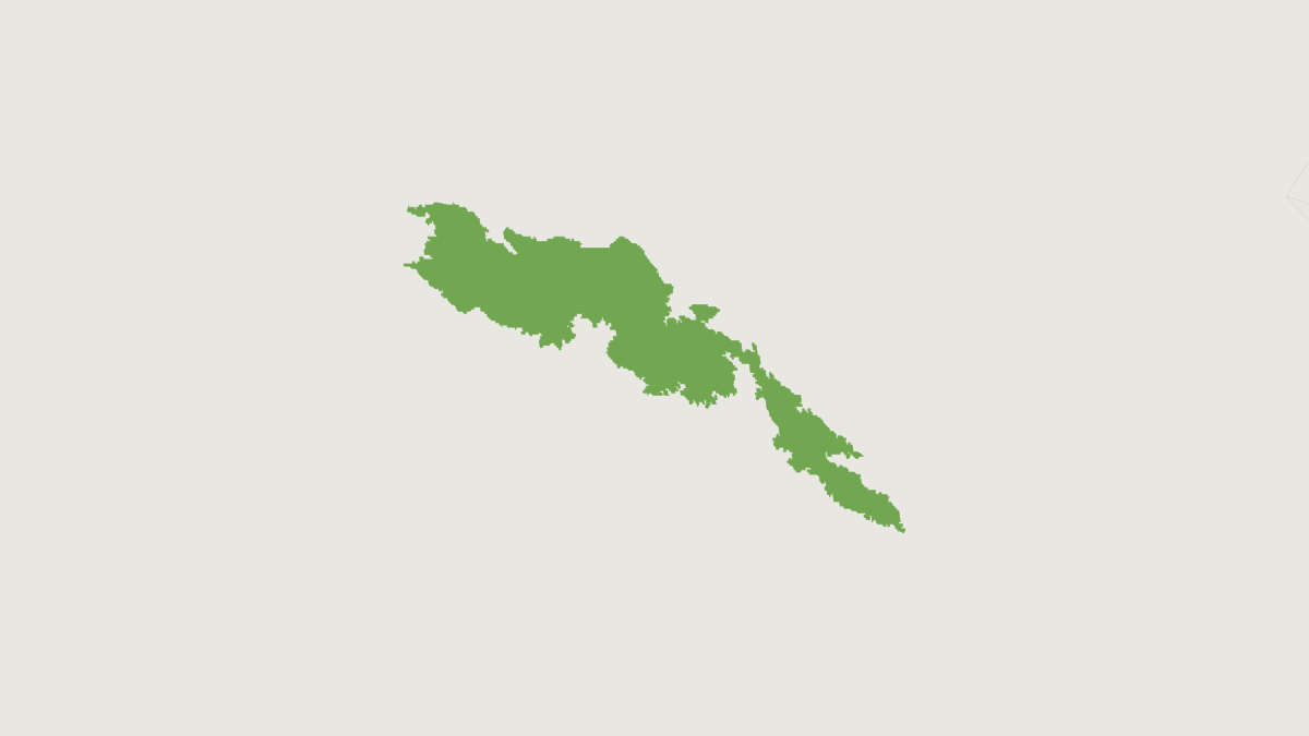 Range map of the Baluchistan Vole (Microtus kermanensis)