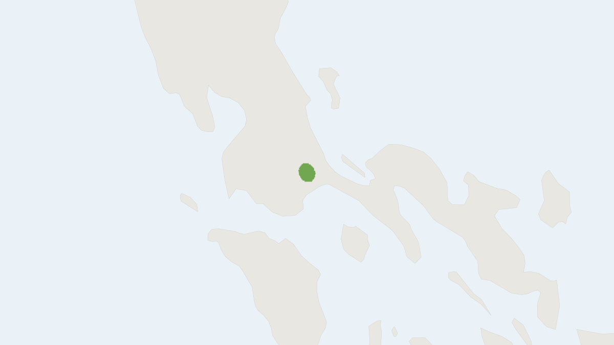 Range map of the Banahao Tree-Mouse (Musseromys gulantang)