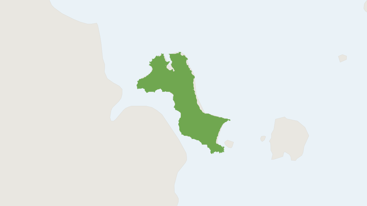 Range map of the Bangka Slow Loris (Nycticebus bancanus)