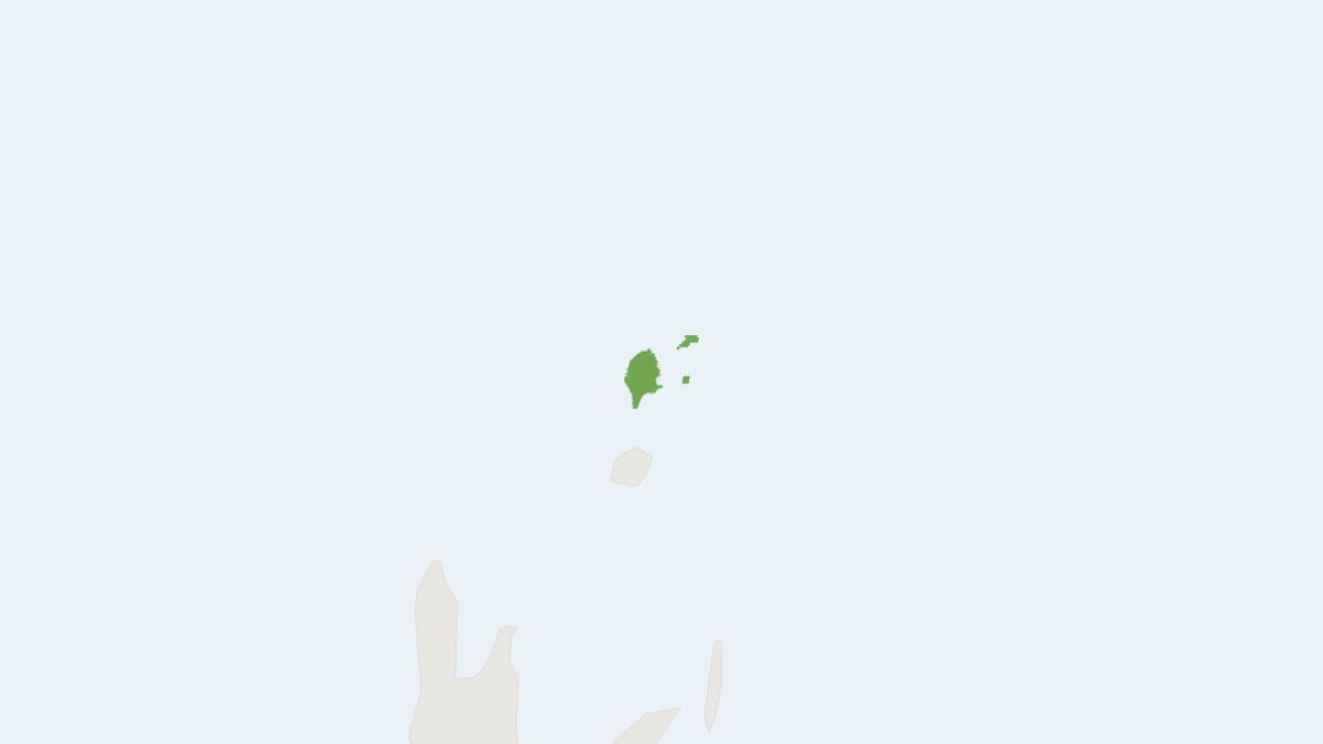 Range map of the Banks Flying Fox (Pteropus fundatus)