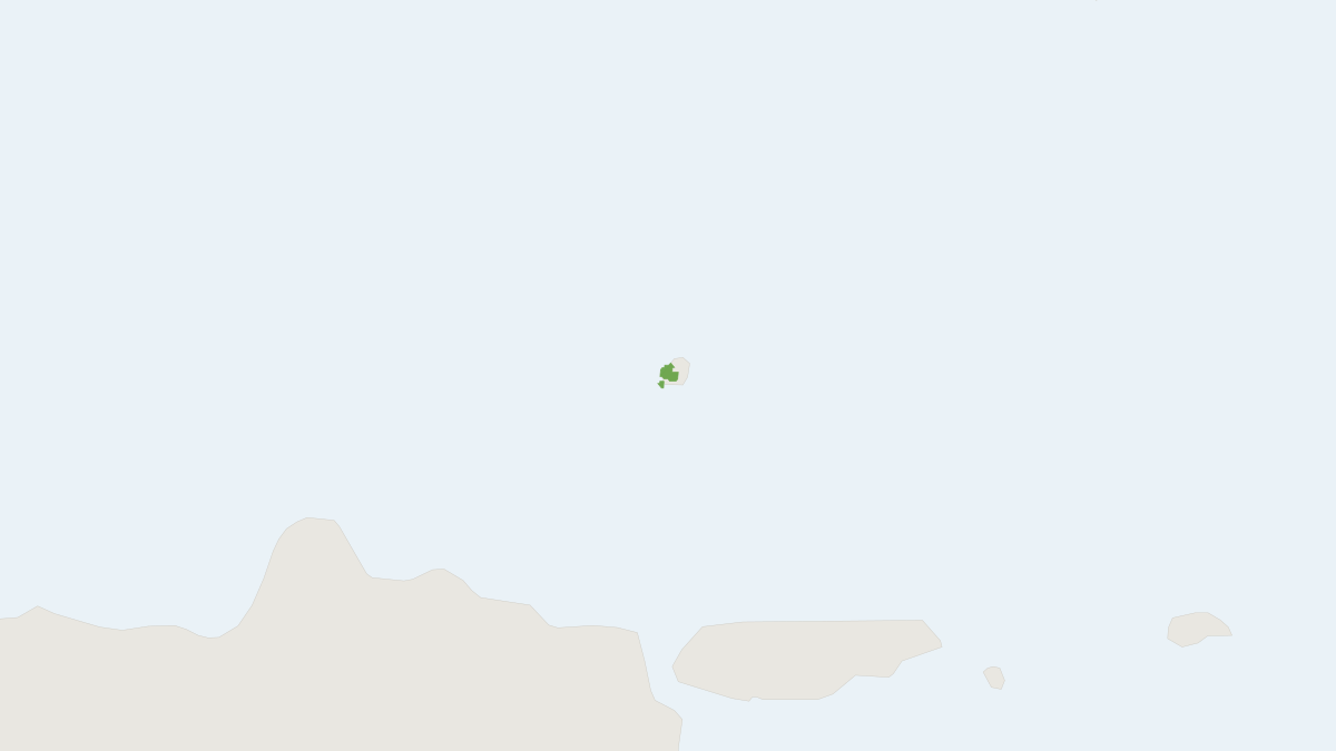Range map of the Bawean Deer (Axis kuhlii) covering Indonesia