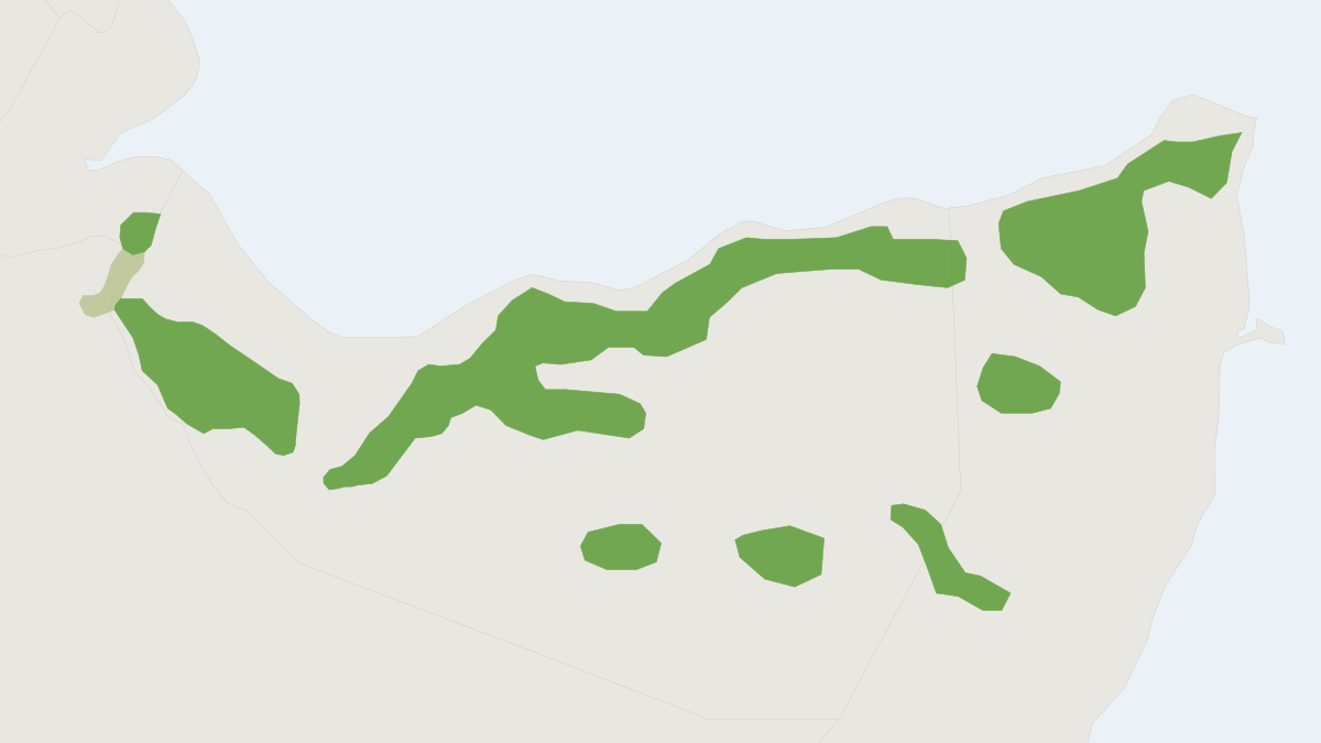 Range map of the Beira (Dorcatragus megalotis)
