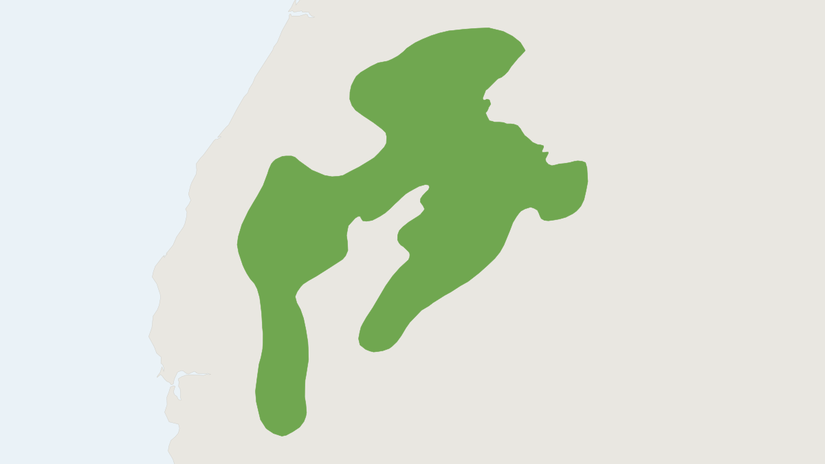 Range map of the Belding's Ground Squirrel (Urocitellus beldingi)