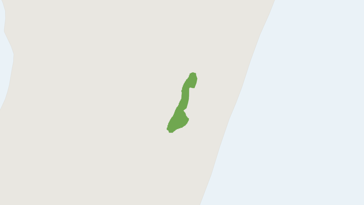 Range map of the Betsileo Sportive Lemur (Lepilemur betsileo)