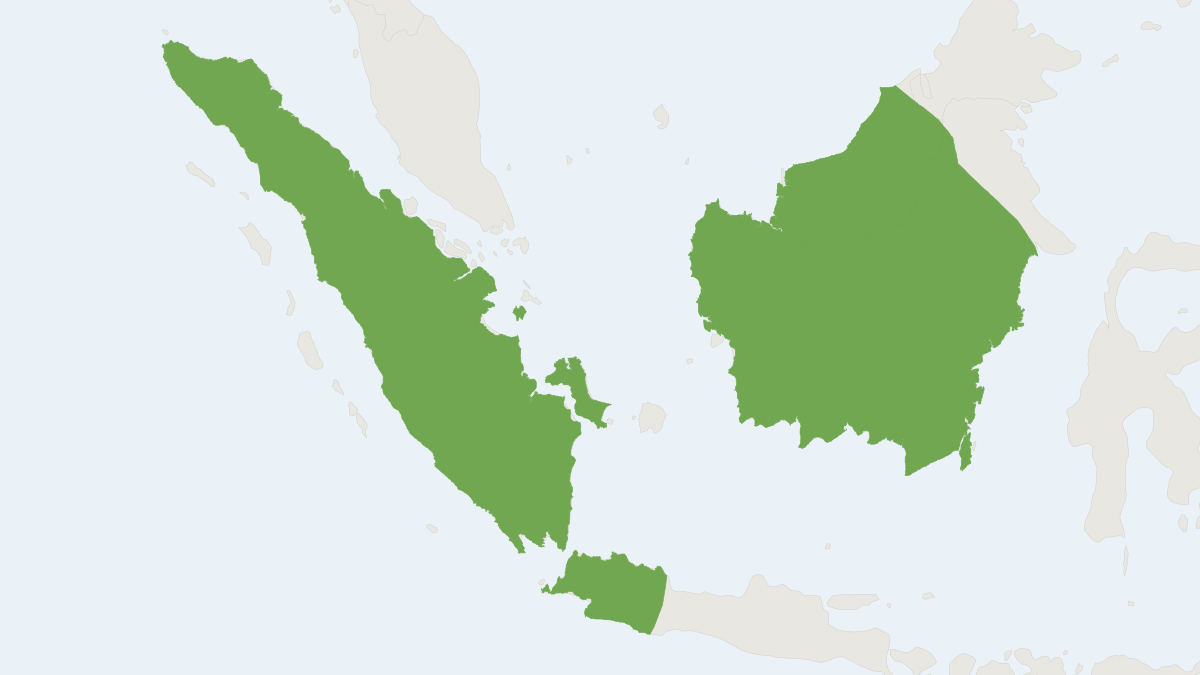 Range map of the Black-eared Squirrel (Nannosciurus melanotis)