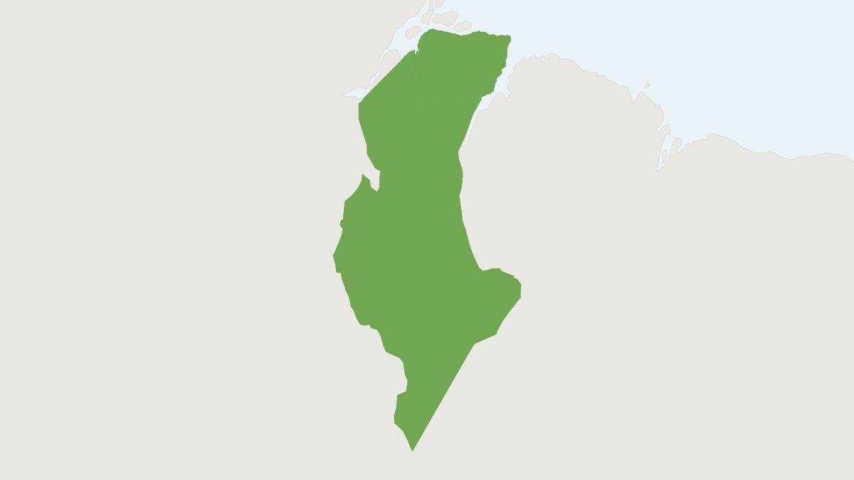 Range map of the Black-handed Tamarin (Saguinus niger)