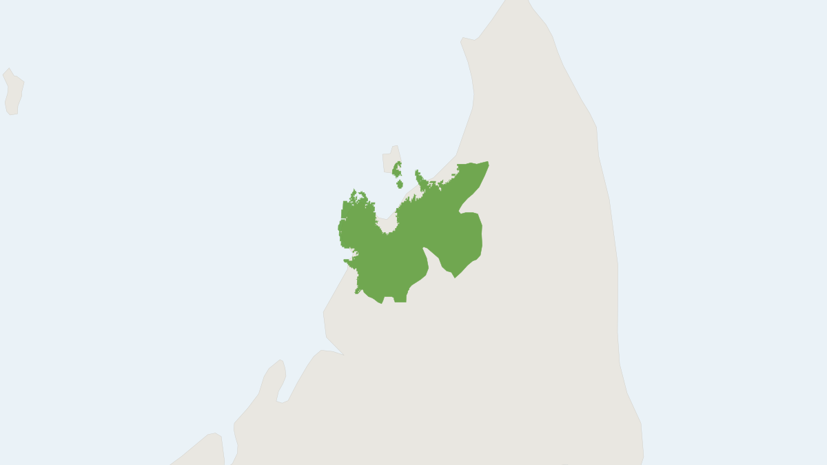 Range map of the Black Lemur (Eulemur macaco)
