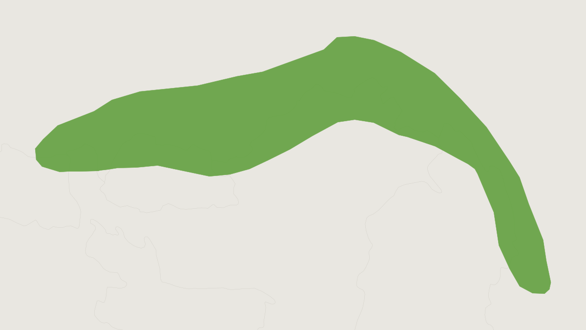 Range map of the Black Musk Deer (Moschus fuscus)