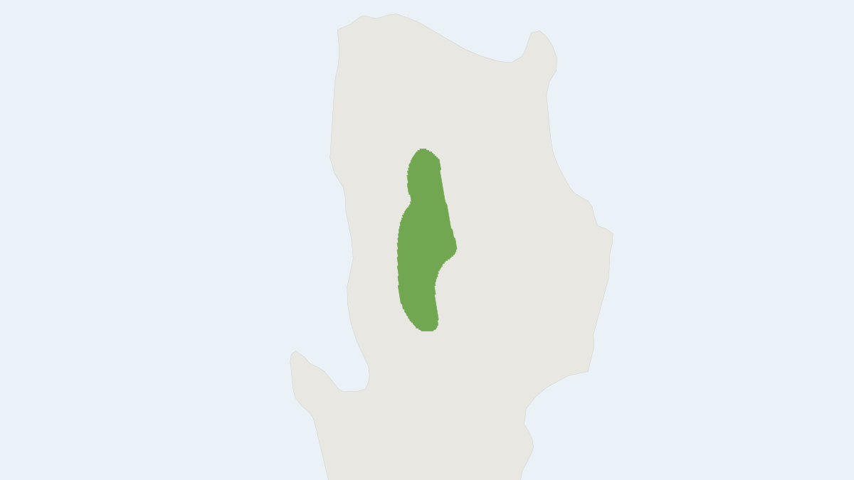 Range map of the Blazed Luzon Chrotomys (Chrotomys silaceus) covering Philippines