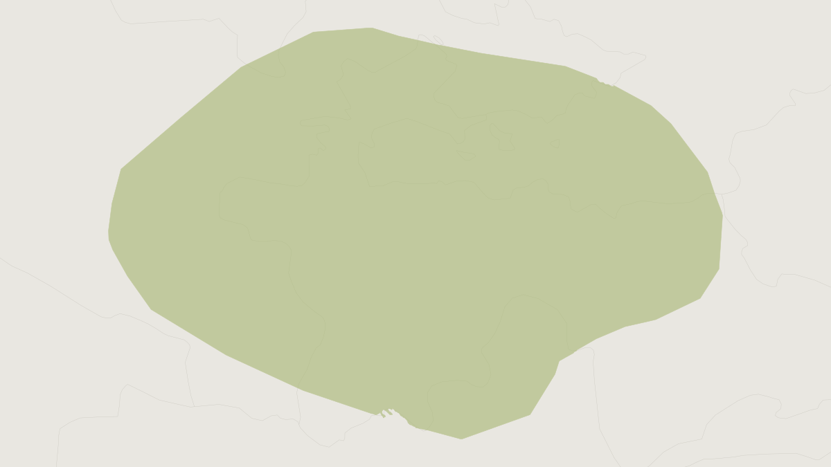 Range map of the Bokhara Whiskered Bat (Myotis bucharensis)