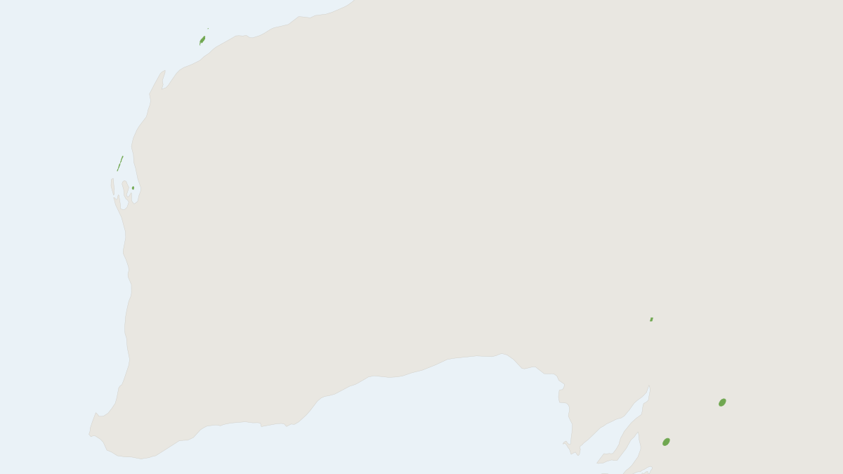 Range map of the Boodie (Bettongia lesueur) covering Australia