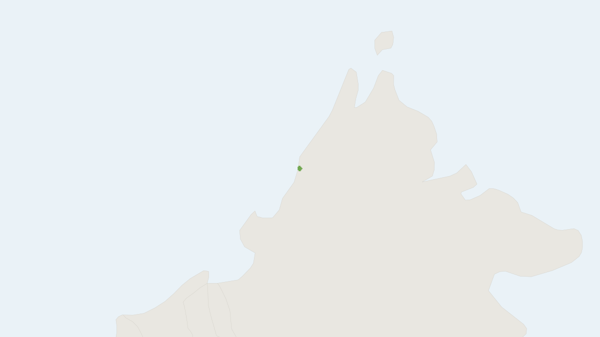 Range map of the Bornean Ferret Badger (Melogale everetti)