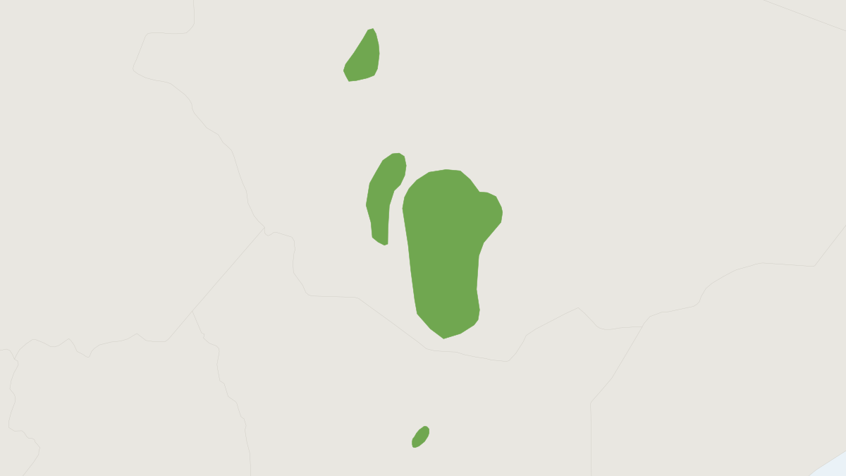 Range map of the Bottego's Shrew (Crocidura bottegi)