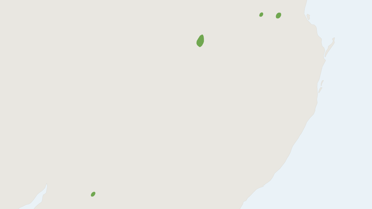 Range map of the Bridled Nailtail Wallaby (Onychogalea fraenata)
