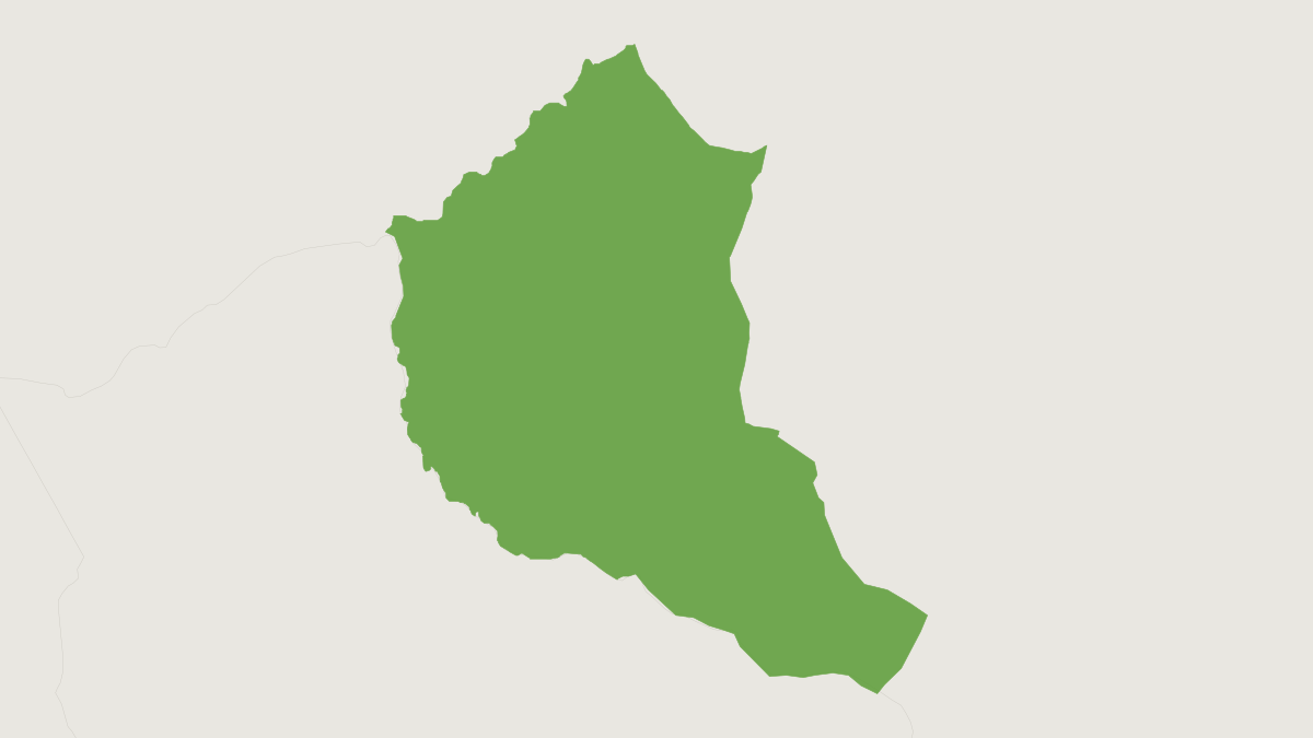 Range map of the Brown Titi Monkey (Plecturocebus brunneus)