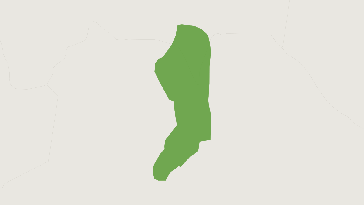 Range map of the Budin's Grass Mouse (Akodon budini) covering Argentina and Bolivia