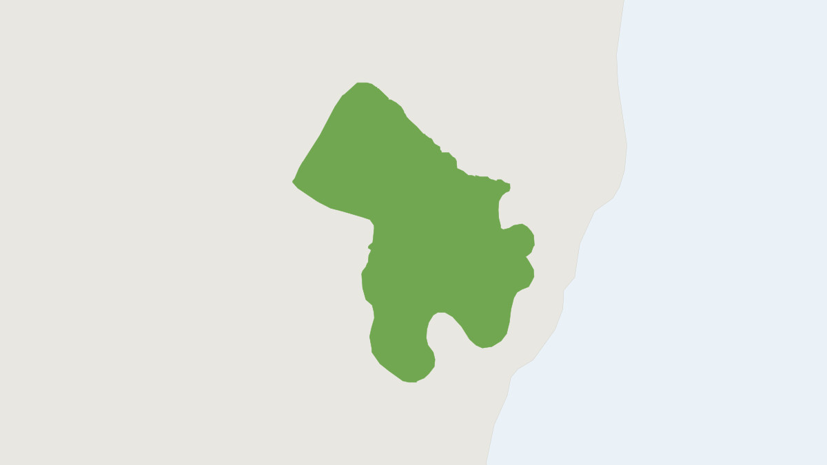 Range map of the Buffy-headed Marmoset (Callithrix flaviceps) covering Brazil