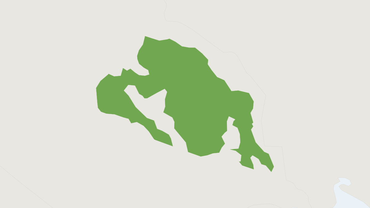 Range map of the Bunni's Short-tailed Bandicoot Rat (Nesokia bunnii)