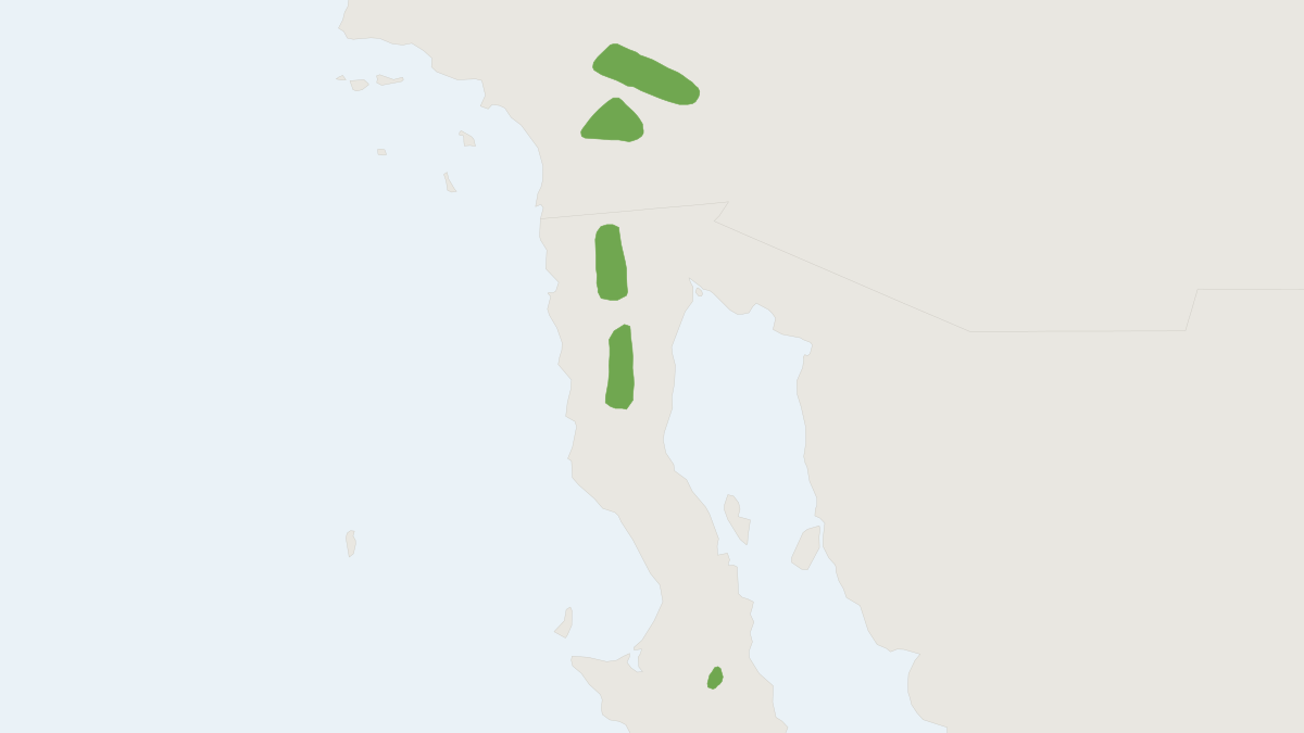 Range map of the California Chipmunk (Neotamias obscurus)