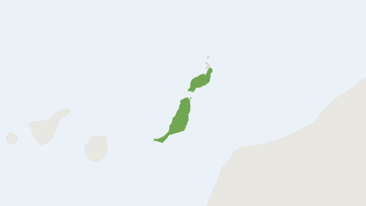 Range map of the Canary Shrew (Crocidura canariensis) covering Spain