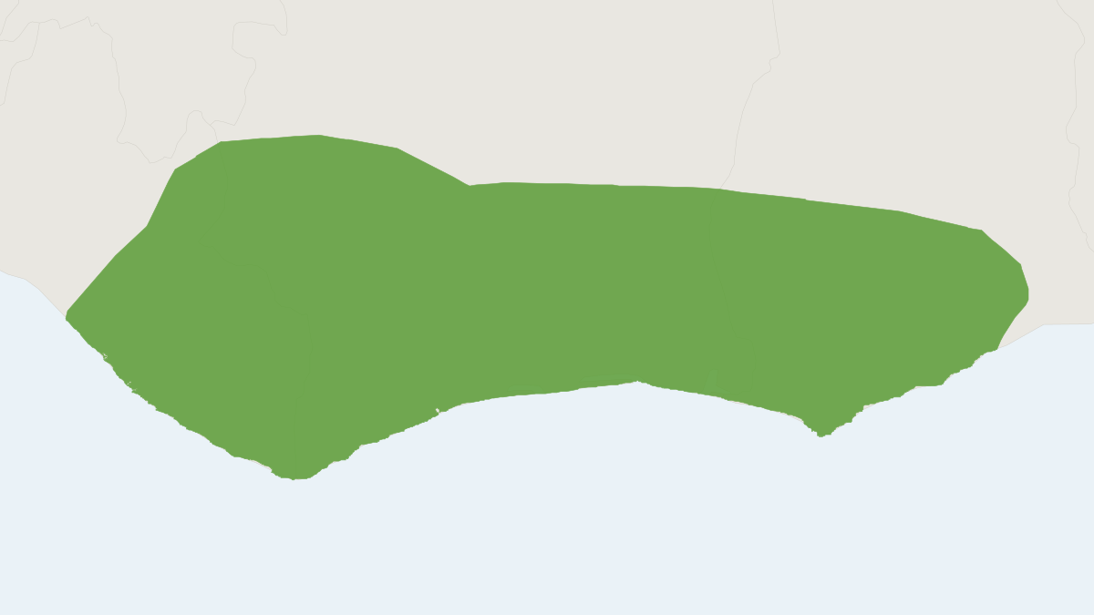 Range map of the Cansdale's Swamp Rat (Malacomys cansdalei)