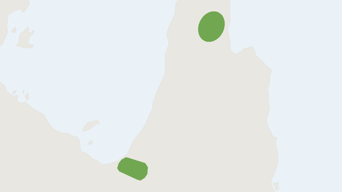 Range map of the Cape York Free-tailed Bat (Ozimops halli)